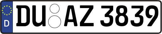 DU-AZ3839