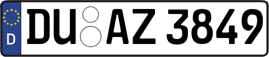 DU-AZ3849