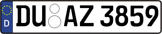 DU-AZ3859
