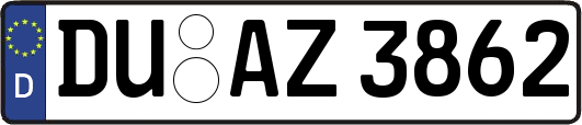 DU-AZ3862