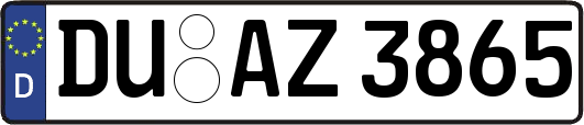 DU-AZ3865