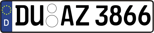 DU-AZ3866