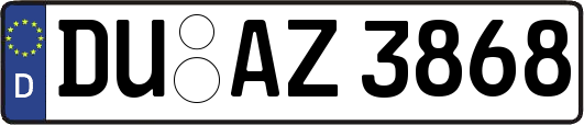 DU-AZ3868