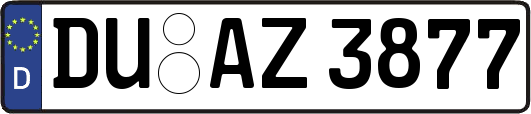 DU-AZ3877