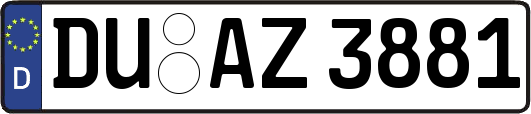DU-AZ3881