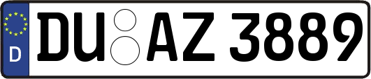 DU-AZ3889