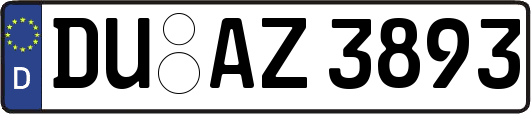 DU-AZ3893