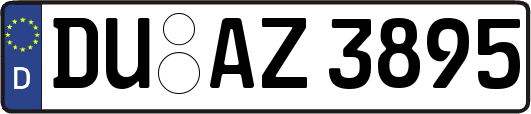 DU-AZ3895