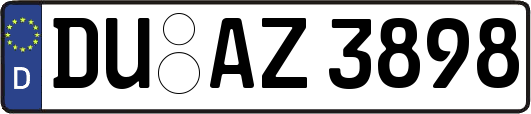 DU-AZ3898