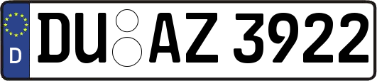 DU-AZ3922