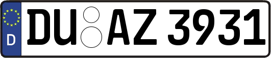 DU-AZ3931