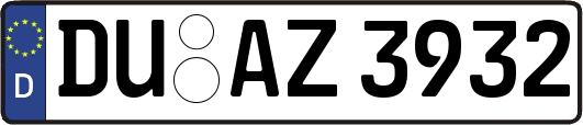 DU-AZ3932
