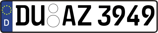 DU-AZ3949