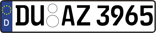 DU-AZ3965