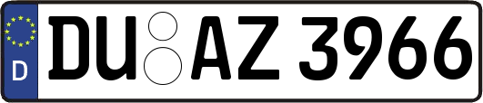 DU-AZ3966