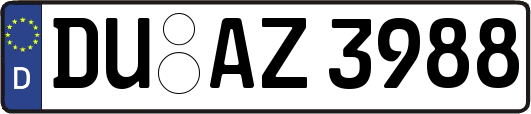DU-AZ3988