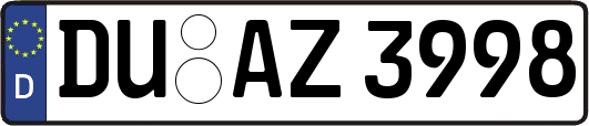 DU-AZ3998