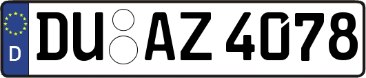 DU-AZ4078
