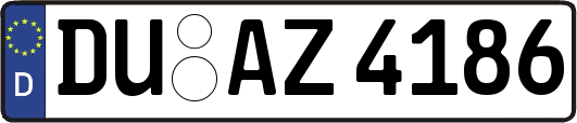 DU-AZ4186