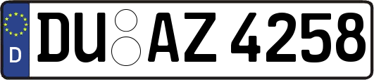 DU-AZ4258