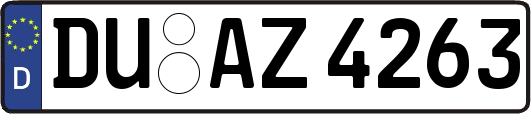 DU-AZ4263
