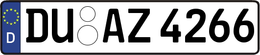 DU-AZ4266