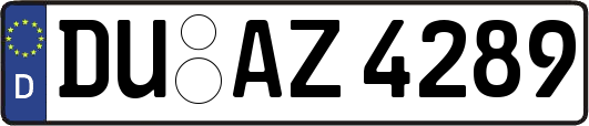 DU-AZ4289