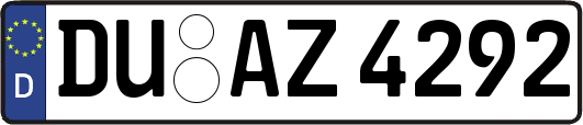 DU-AZ4292