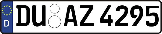 DU-AZ4295