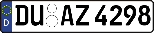 DU-AZ4298
