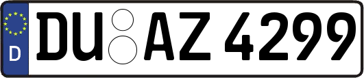 DU-AZ4299