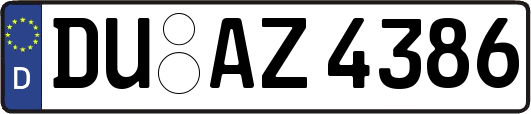DU-AZ4386