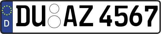DU-AZ4567