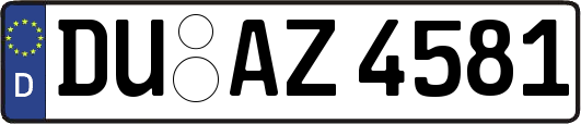 DU-AZ4581