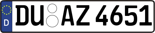 DU-AZ4651