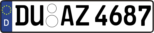 DU-AZ4687