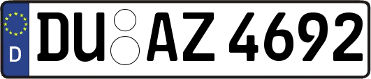 DU-AZ4692