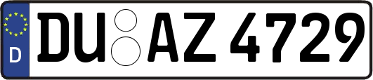 DU-AZ4729