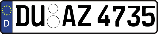 DU-AZ4735