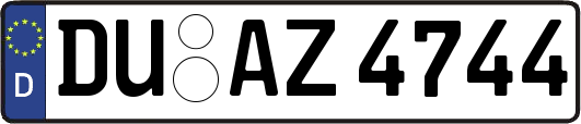 DU-AZ4744