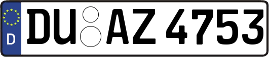 DU-AZ4753