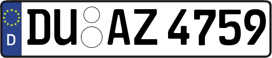 DU-AZ4759