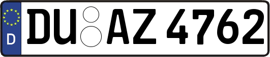 DU-AZ4762