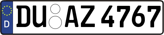 DU-AZ4767