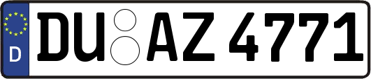DU-AZ4771