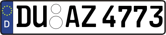 DU-AZ4773