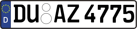 DU-AZ4775