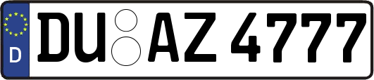 DU-AZ4777