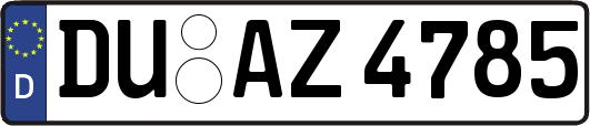 DU-AZ4785