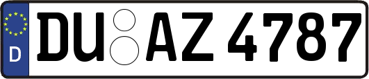 DU-AZ4787
